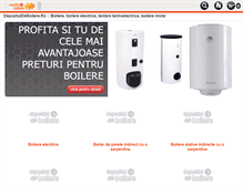 Tablet Screenshot of depozituldeboilere.ro